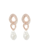 Signature Calm Crystal & Pearl Drop Earrings Forever New
