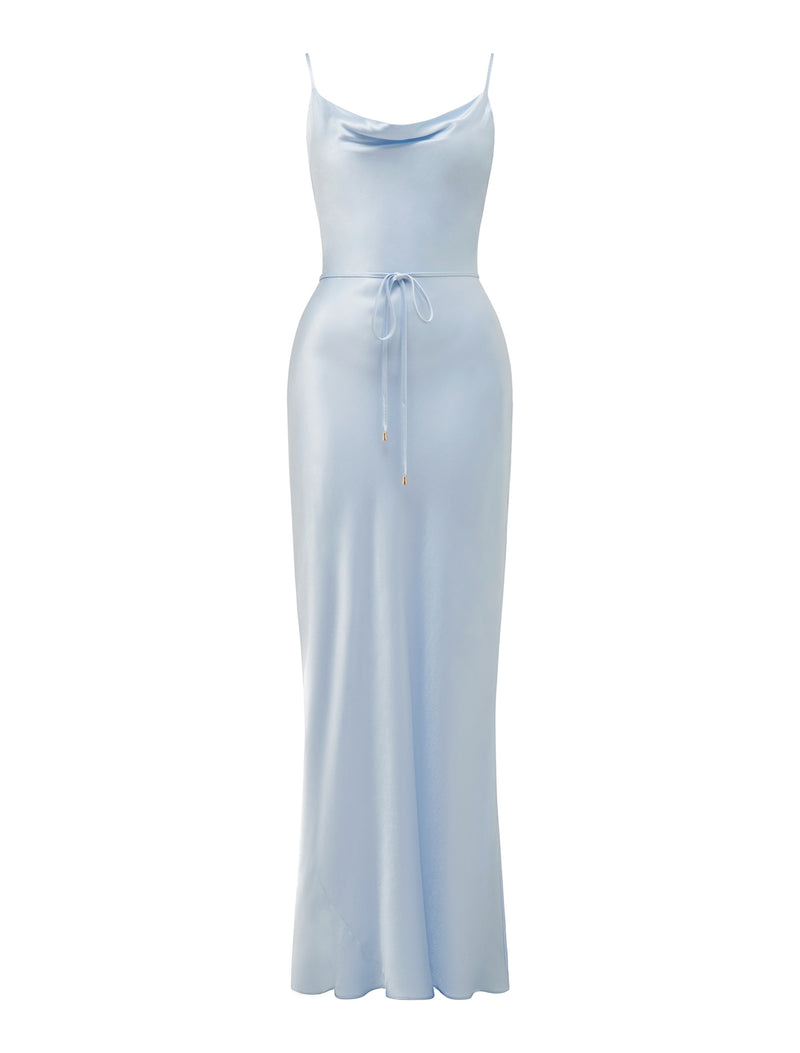 Lucy Satin Cowl Maxi Dress Forever New