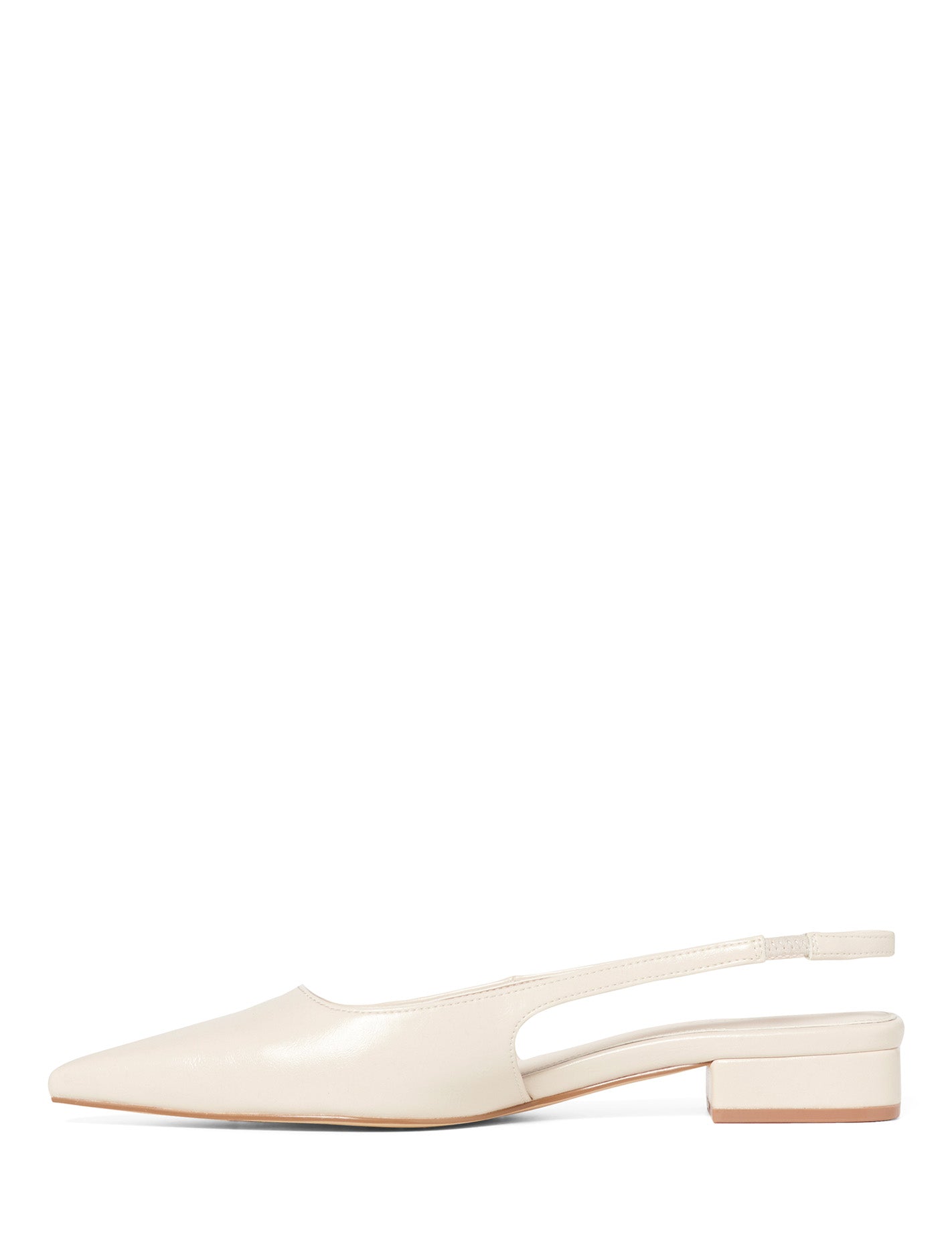 Shelby Slingback Flat Ivory | Forever New