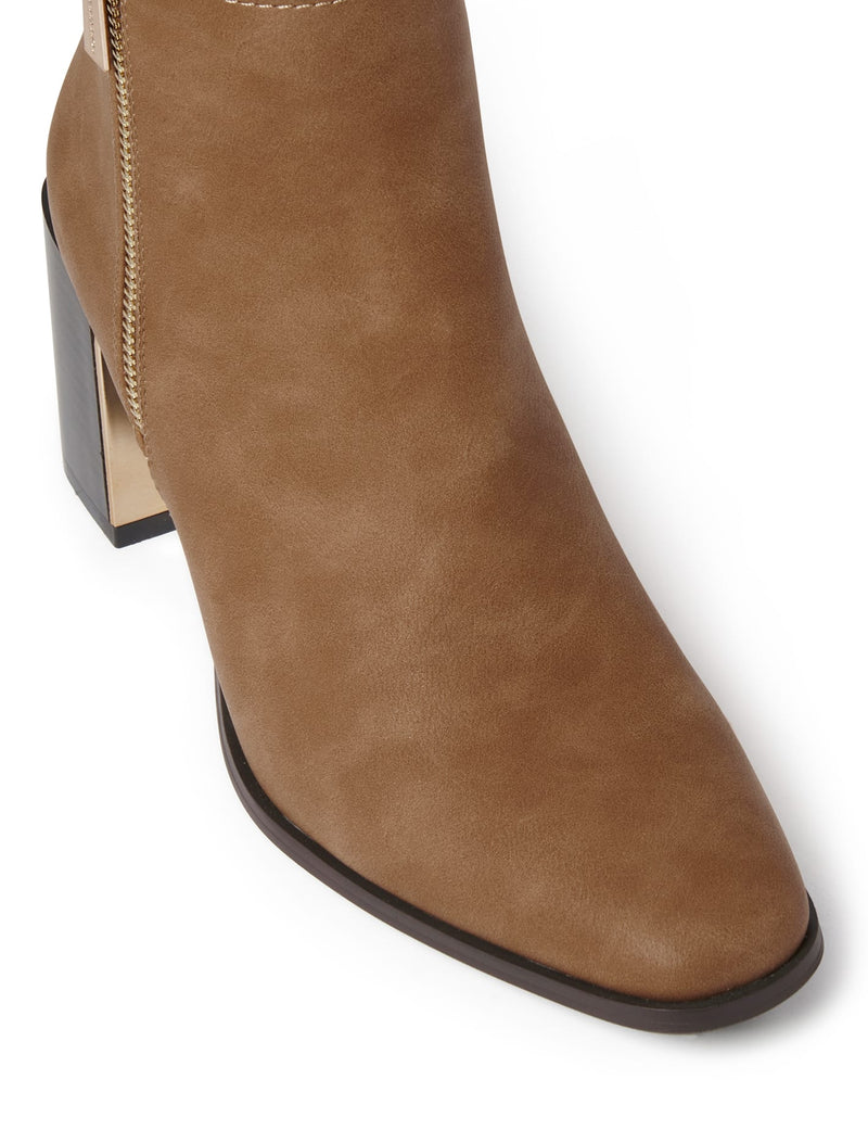 Della Zip Heeled Boot Forever New