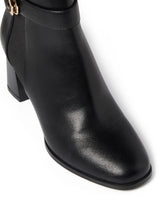 Gemma Buckle Block Heel Boot Forever New