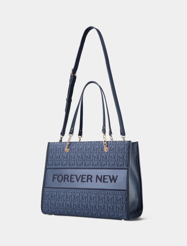 Harper Jacquard Shopper Bag Forever New