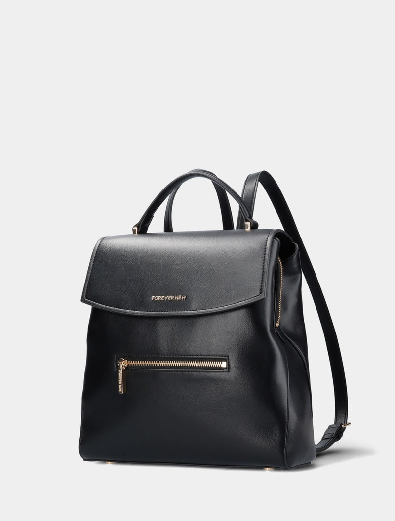 Sydney Zip Detail Backpack Forever New