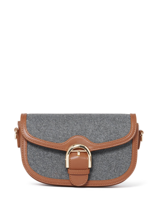 Brooklyn Buckle Saddle Bag Forever New