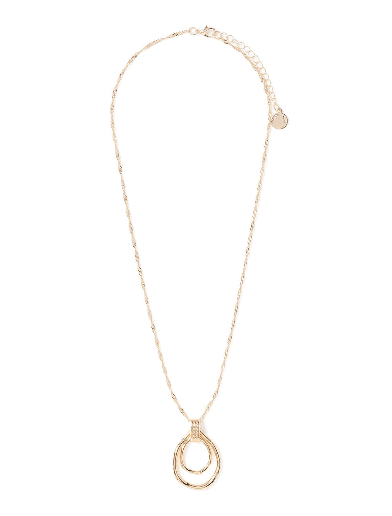 Ollie Organic Loop Necklace Forever New