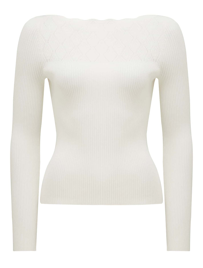 Macey Pointelle Jumper Forever New