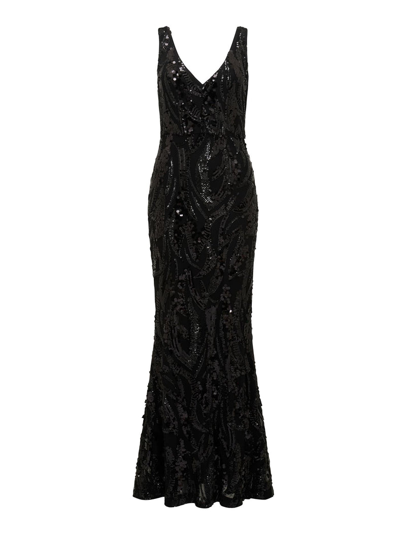 Forever new black glitter dress best sale