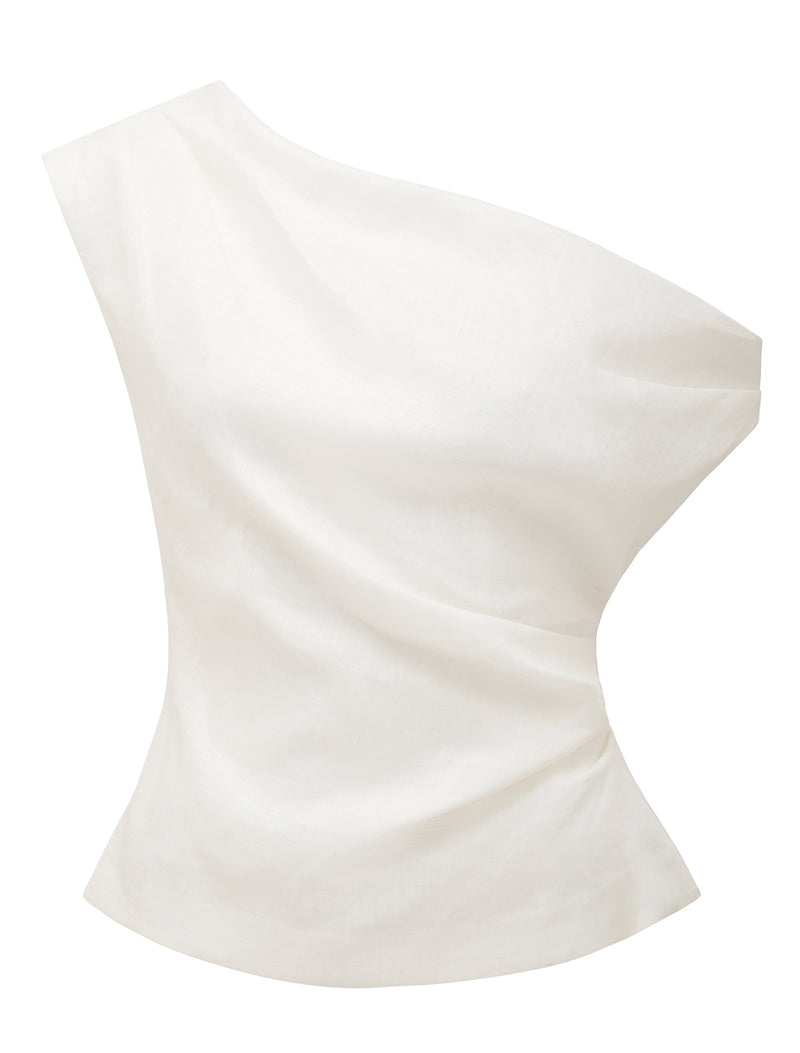 Aspen Linen Top Forever New