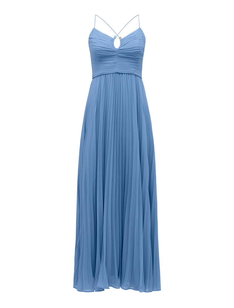 Loreto Petite Pleated Maxi Dress Forever New