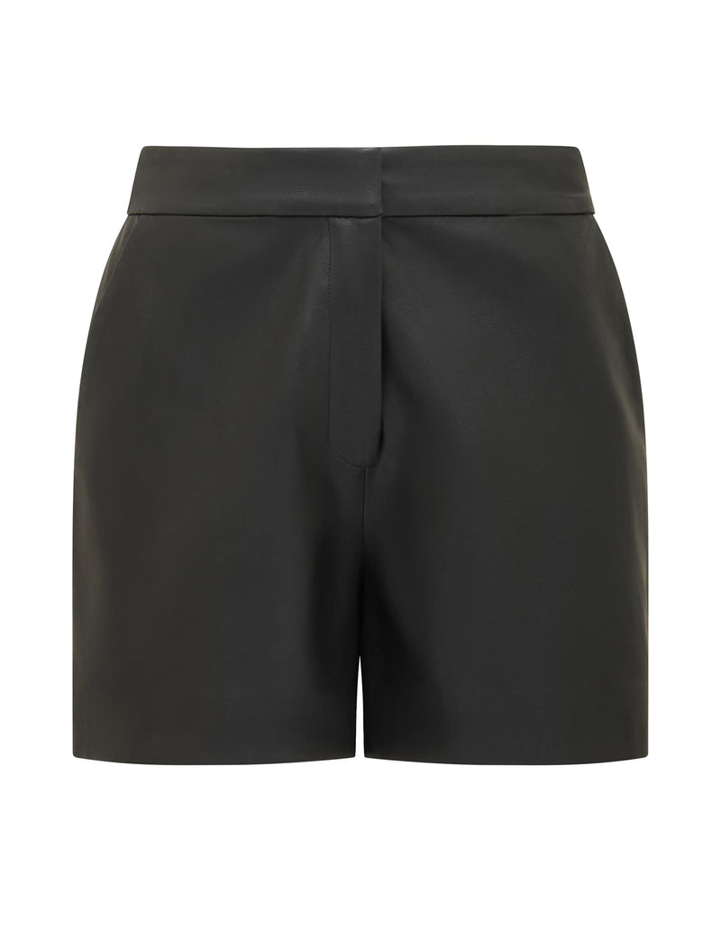 Lonnie Vegan Leather Shorts Forever New