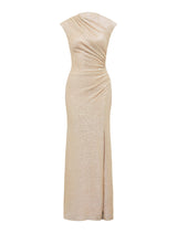 Fallon Metallic Maxi Dress Forever New