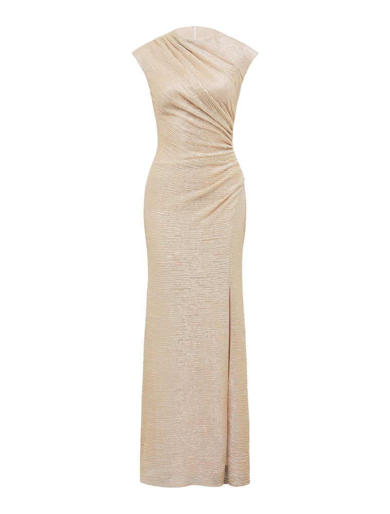 Fallon Metallic Maxi Dress Forever New