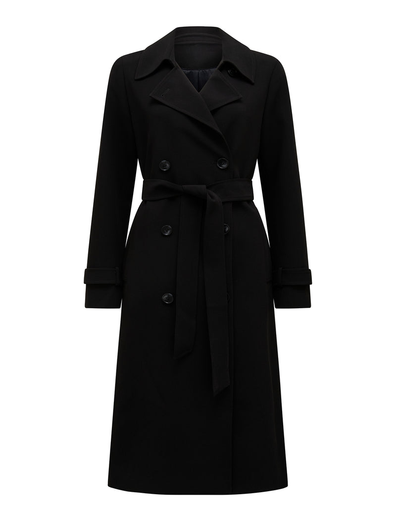 Leanne Crepe Trench Coat Forever New