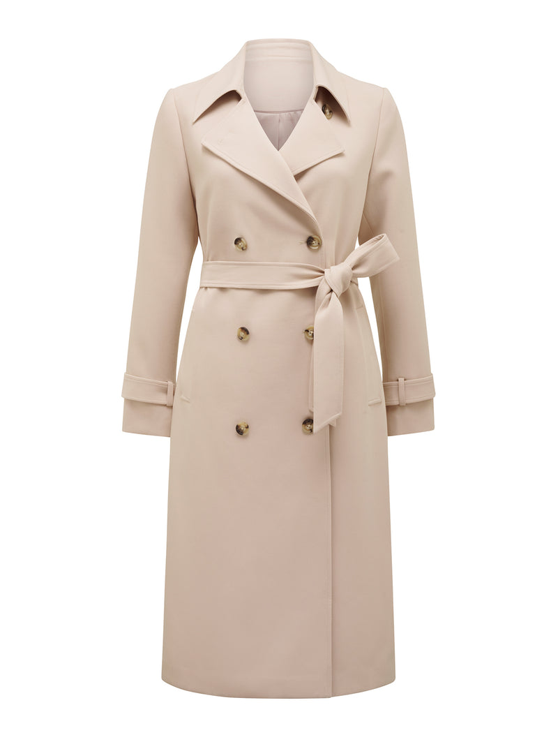 Leanne Crepe Trench Coat Forever New