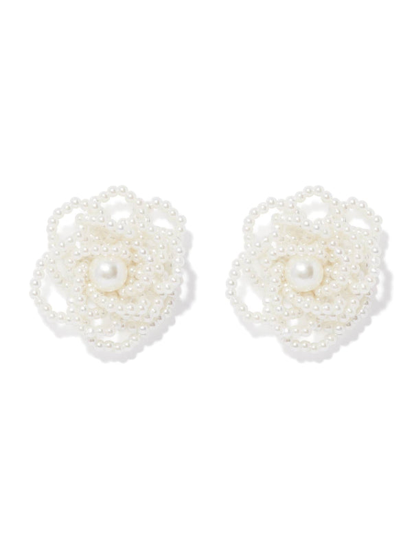 Nova Pearl Flower Earrings Forever New