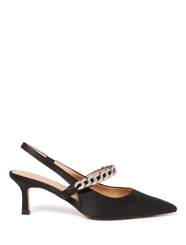 Kylee Diamante Detail Slingback Heel Forever New