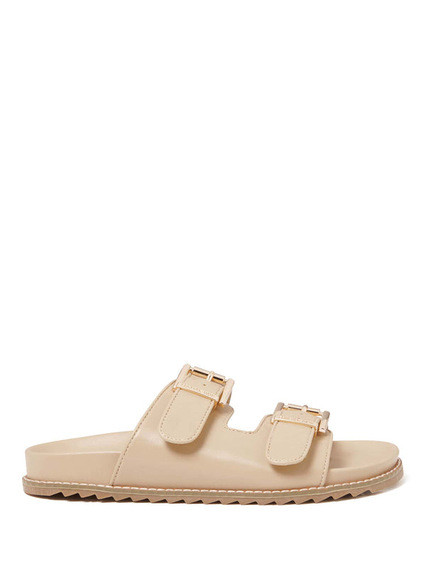 Zanah Buckle Flat Slide Forever New