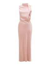 Sienna High Neck Satin Maxi Dress Forever New