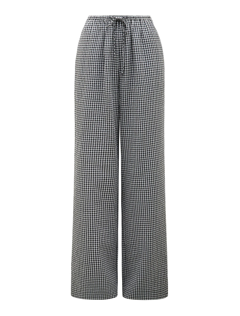 Minnie Gingham Wide Leg Pants Forever New