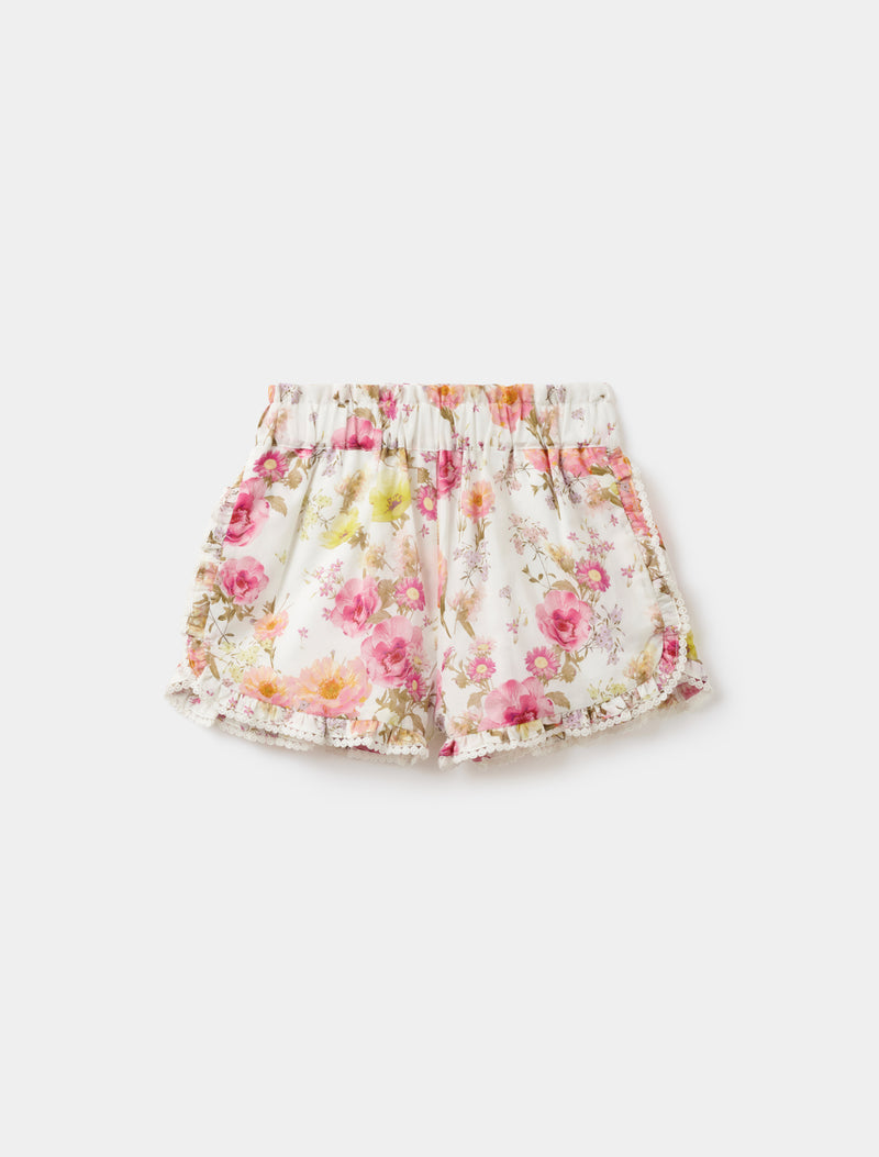 Hazel Ruffle Paperbag Girls Shorts Forever New