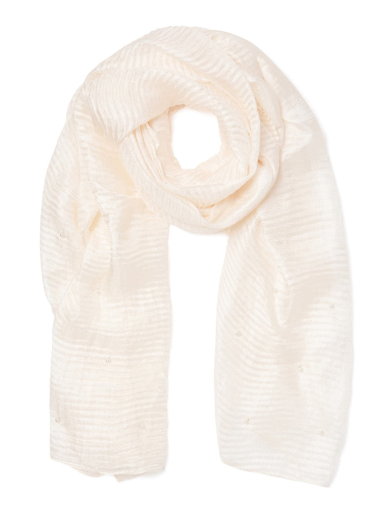 Pearl Pleated Scarf Forever New