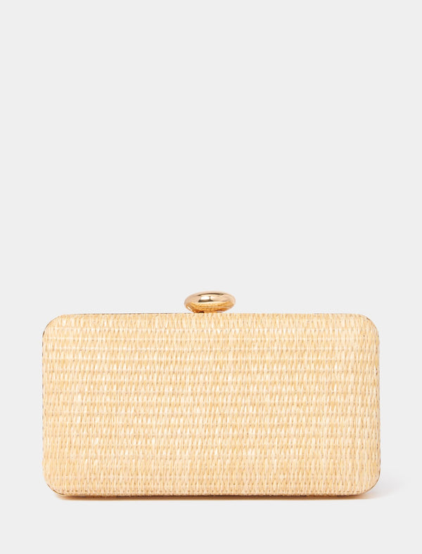 Helen Weave Hardcase Clutch Forever New