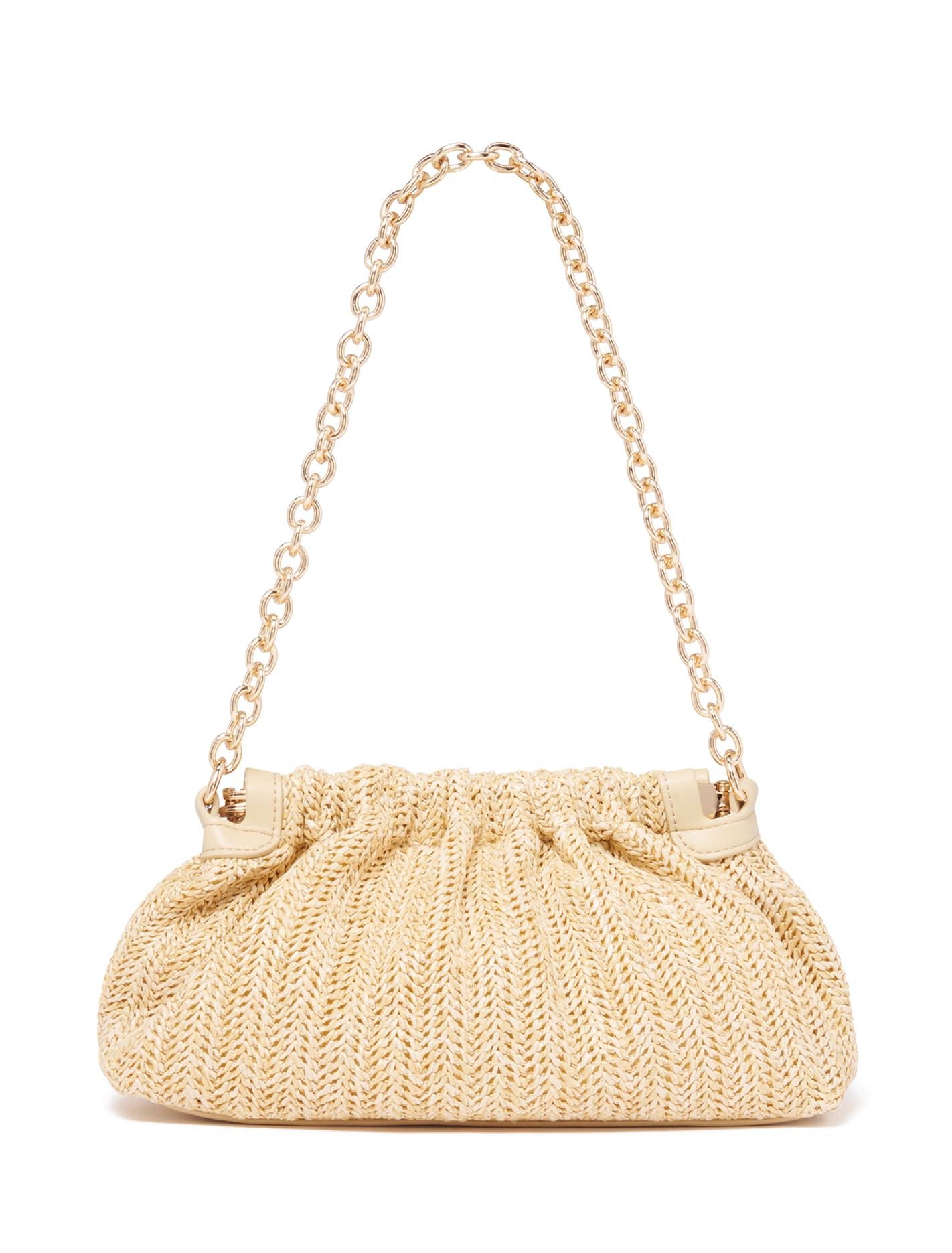 Nala Weave Chain Clutch Forever New