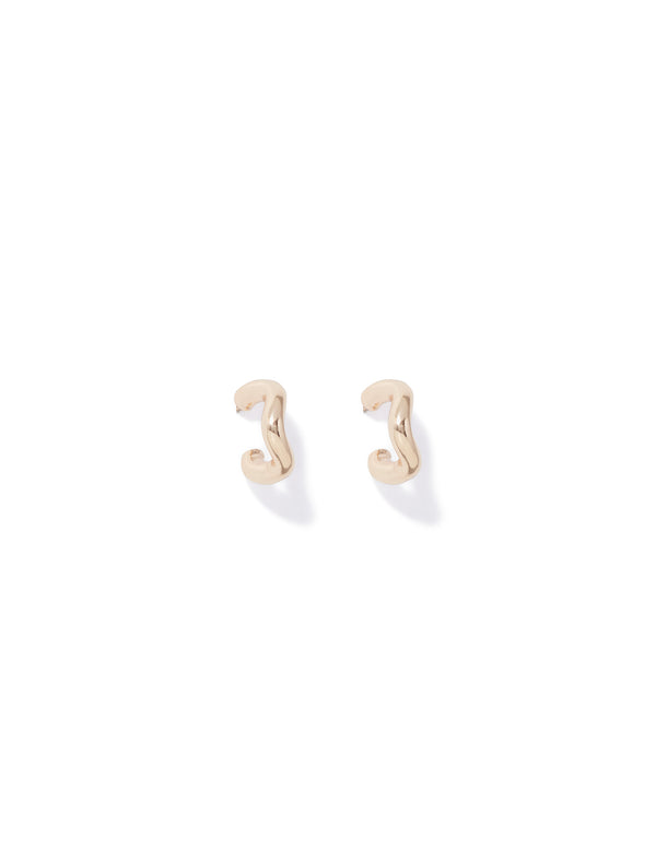 Livia Wave Hoop Earrings Forever New