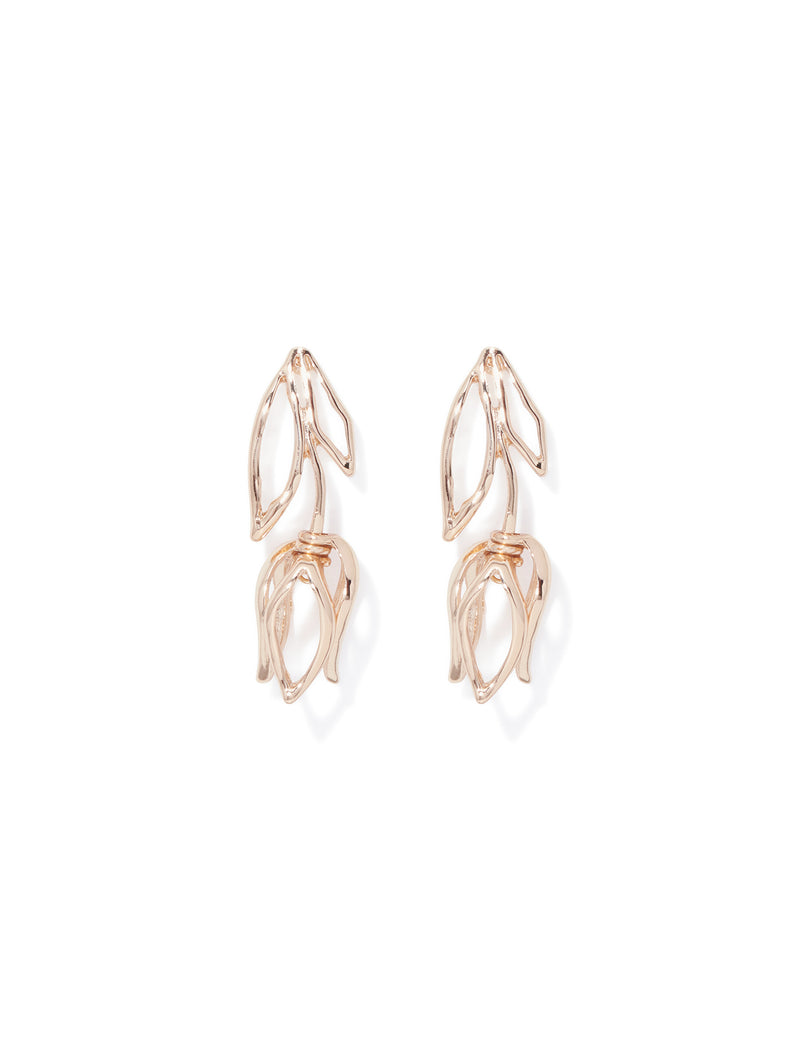 Fresia Flower Drop Earrings Forever New