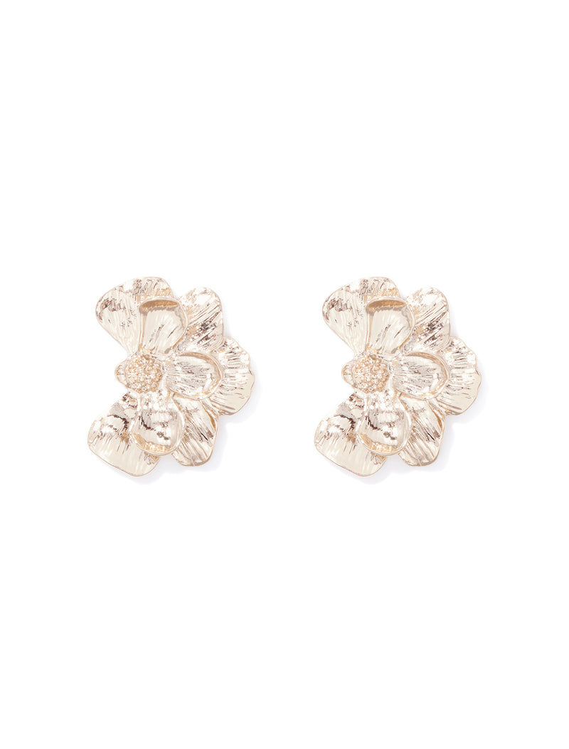 Fallon Large Flower Earrings Forever New