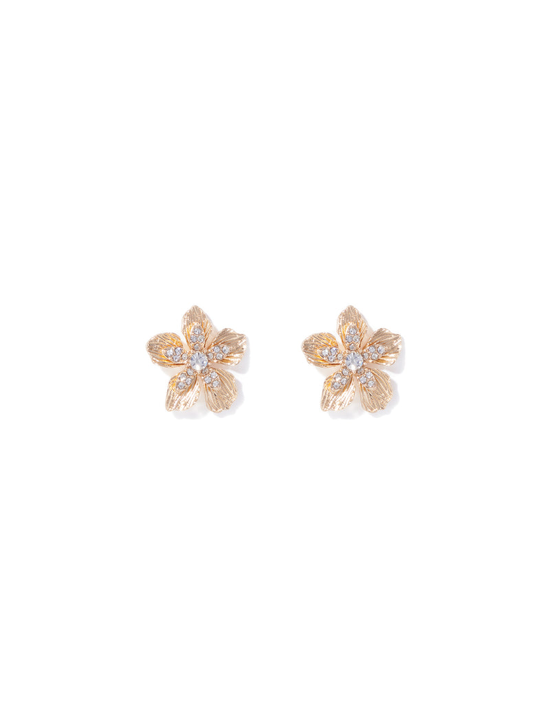 Carina Flower Stone Earrings Forever New