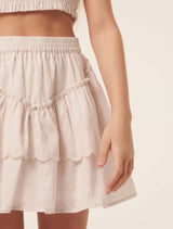 Aaliyah Shirred Teen Skirt Forever New