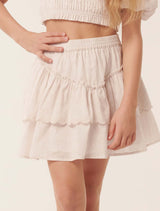 Aaliyah Shirred Teen Skirt Forever New