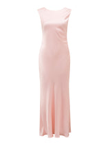 Eileen Open Back Satin Maxi Dress Forever New