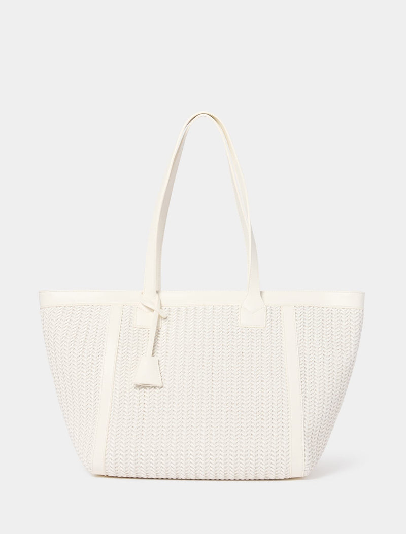 Wrenley Weave Tote Bag Forever New