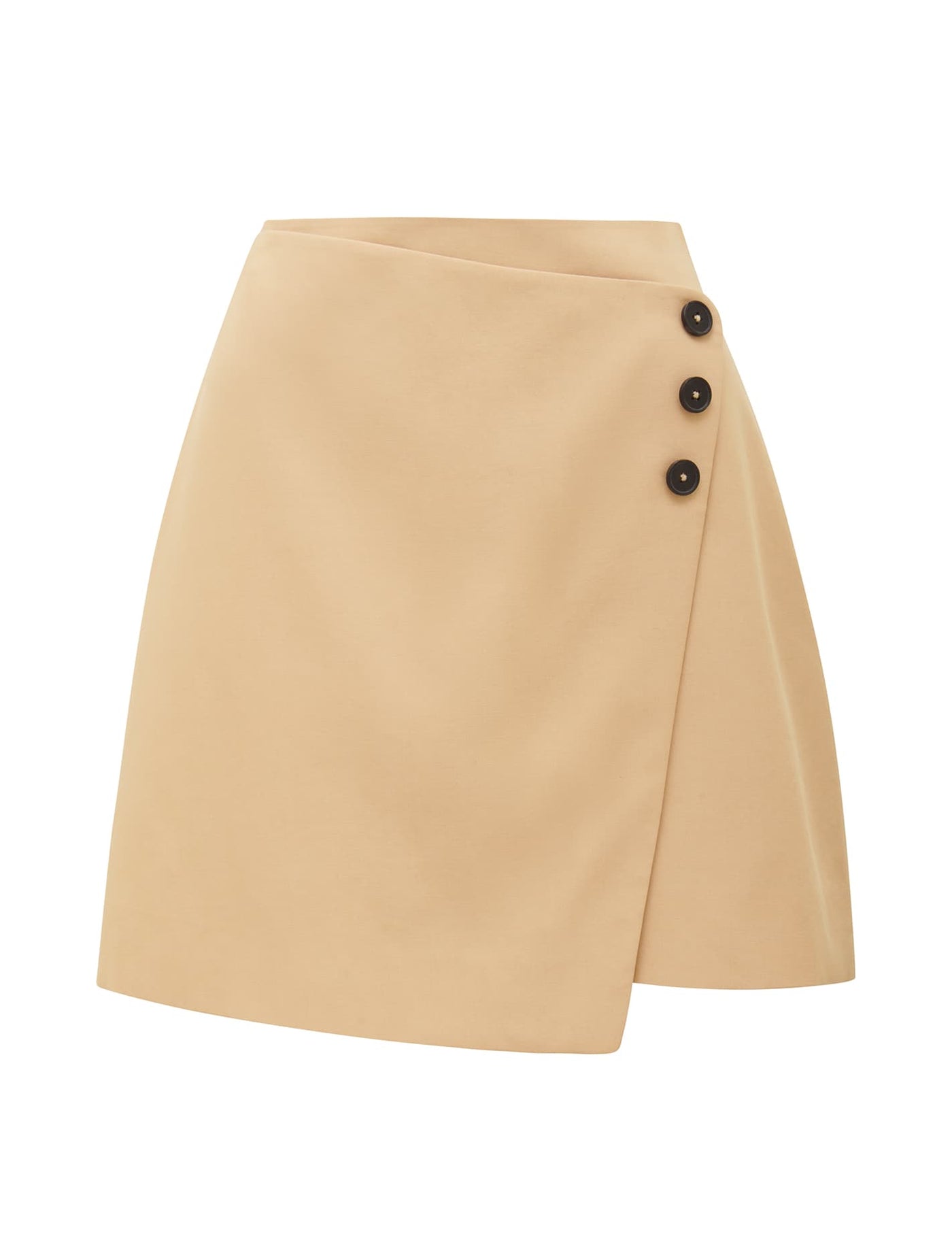 Lettie Wrap Mini Skirt Light Camel Suit Forever New