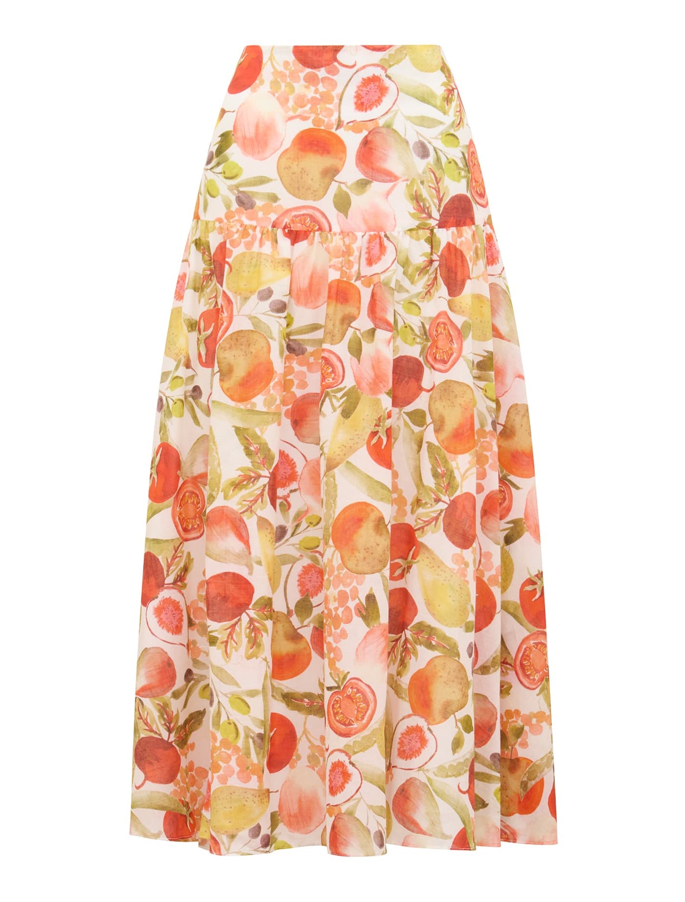 Flore Midi Skirt in Garden Harvest Co Ord Size 6