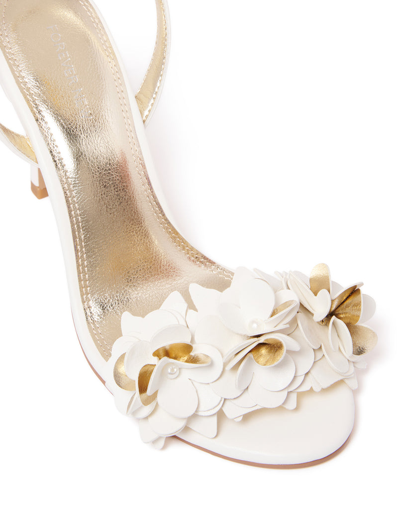 Livia Flower Trim Heel Forever New