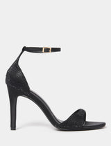 Amber Embellished Ankle Strap Heel Sandal Forever New