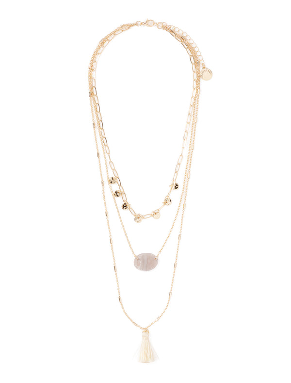 Faye Fine Layered Necklace Forever New