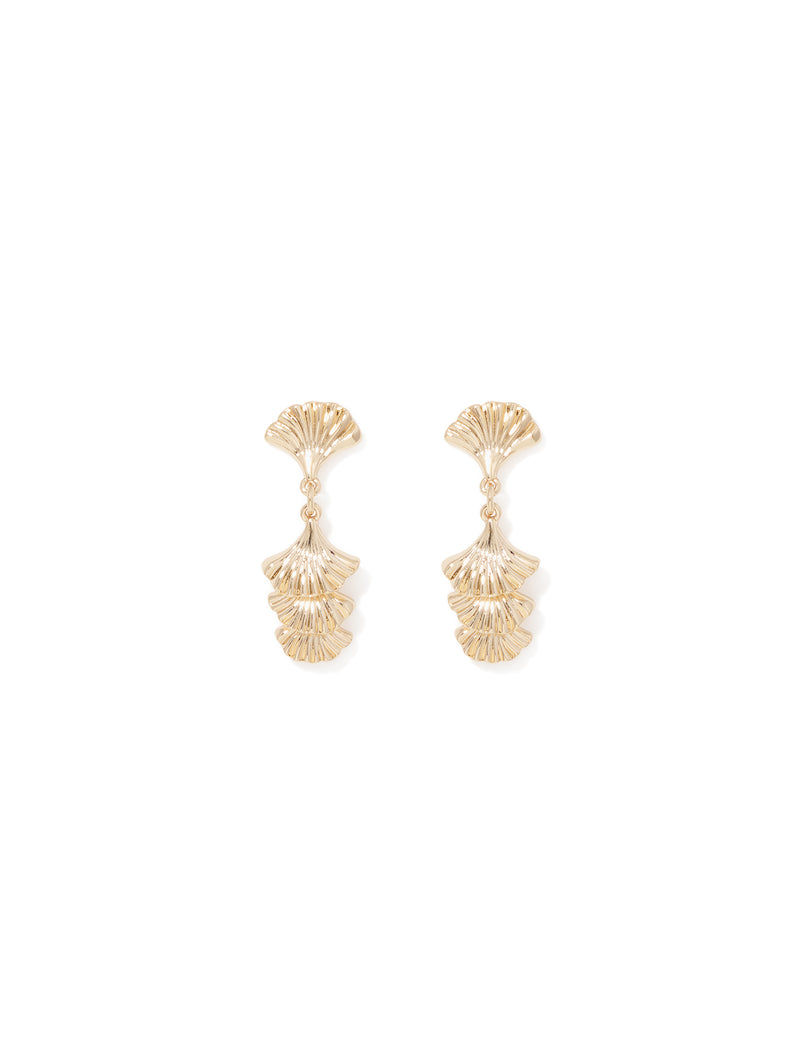 Silas Dainty Shell Drop Earrings Forever New