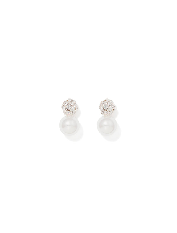 Sydney Pearl And Crystal Earrings Forever New