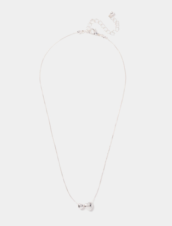 Serena Twin Heart Necklace Forever New