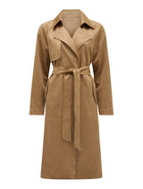 Cass Vegan Suede Trench Coat Forever New