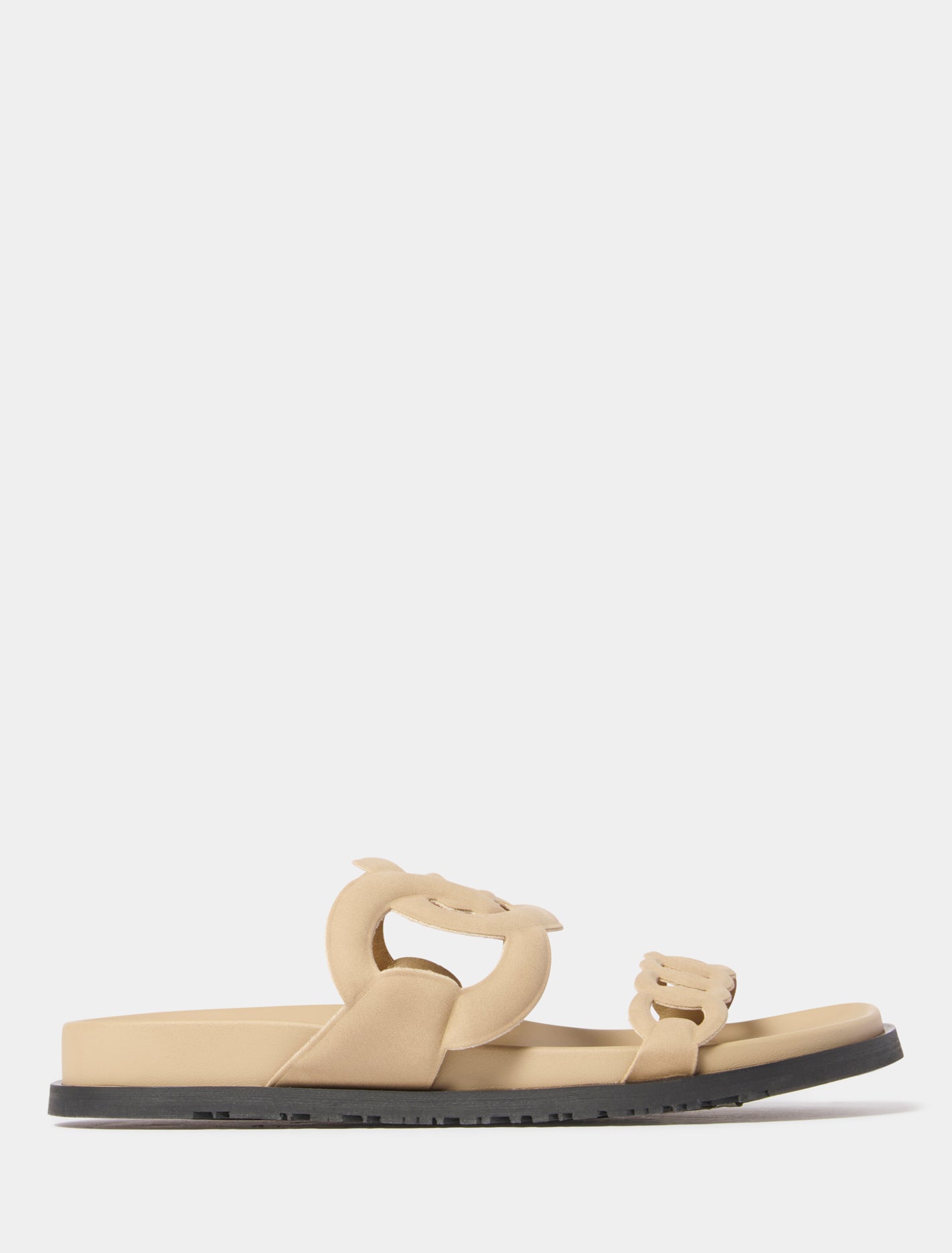 India Interlinked Sandal White Forever New