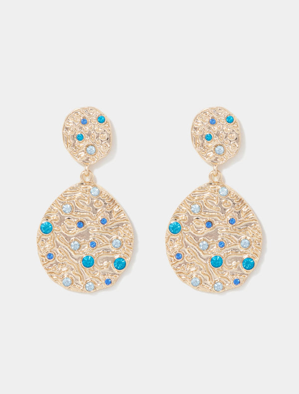 Thais Texture Stone Earrings Forever New