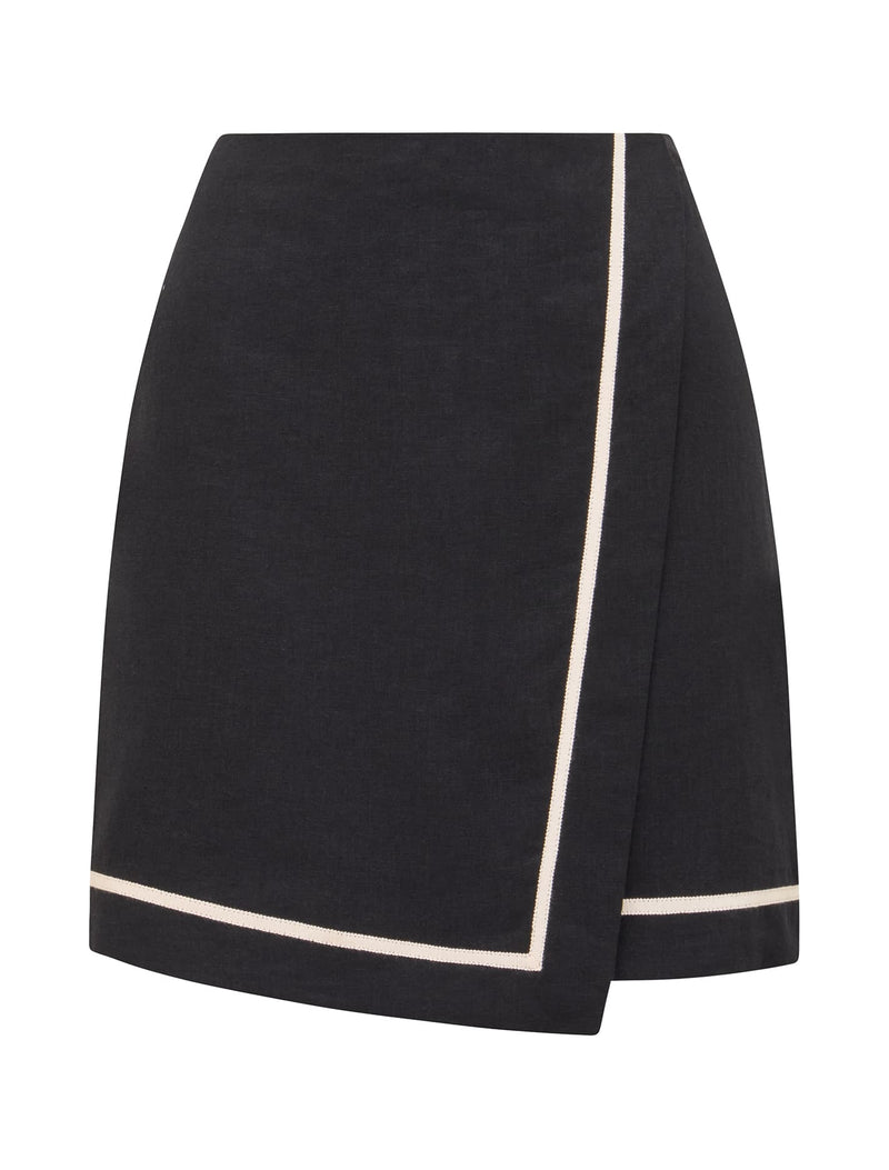 Claude Wrap Mini Skirt Forever New