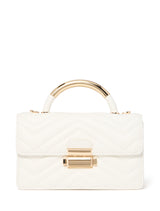 Mandy Metal Top Handle Bag 0 White Forever New