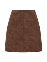 Wren Vegan Leather Mini Skirt Forever New