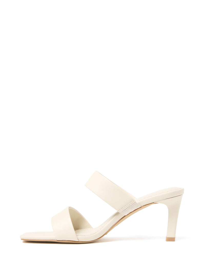 Maika Double Strap Mule Heel Sandal Forever New